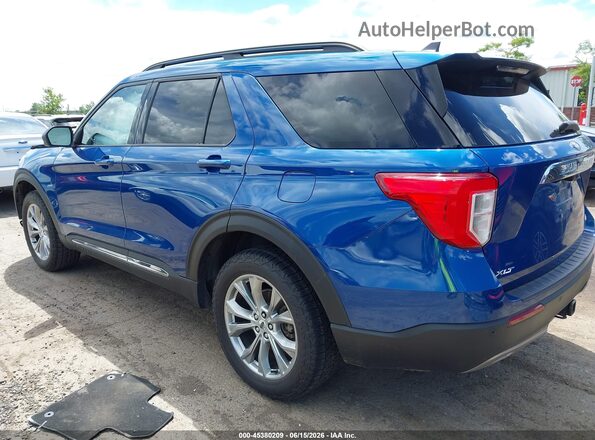 1FMSK8DH8NGC48539 2022 FORD EXPLORER Blue Tył lewy