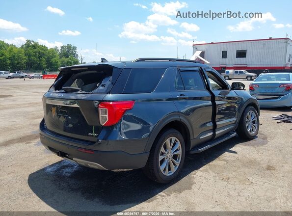 1FMSK8DH8RGA34527 2024 FORD EXPLORER Blue Trasero derecho