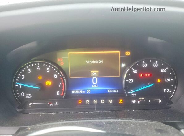 1FMSK8DH9LGA68807 2020 FORD EXPLORER Gray ხელსაწყოთა პანელის ხედი