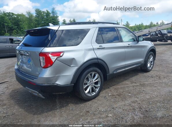 1FMSK8DH9LGC19760 2020 FORD EXPLORER Silver Tył prawy