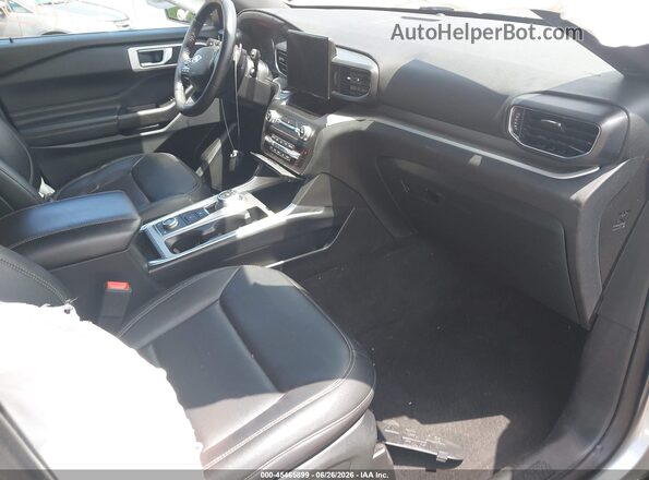 1FMSK8DH9LGC19760 2020 FORD EXPLORER Silver Widok wnętrza z przodu