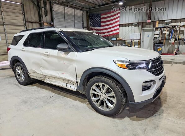 1FMSK8DH9LGC26613 2020 FORD EXPLORER White Front right