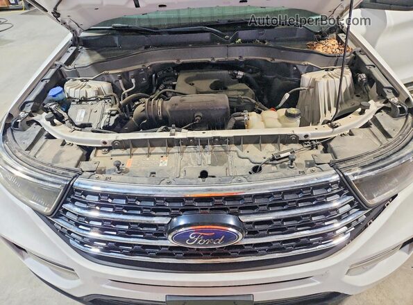 1FMSK8DH9LGC26613 2020 FORD EXPLORER White Engine compartment view