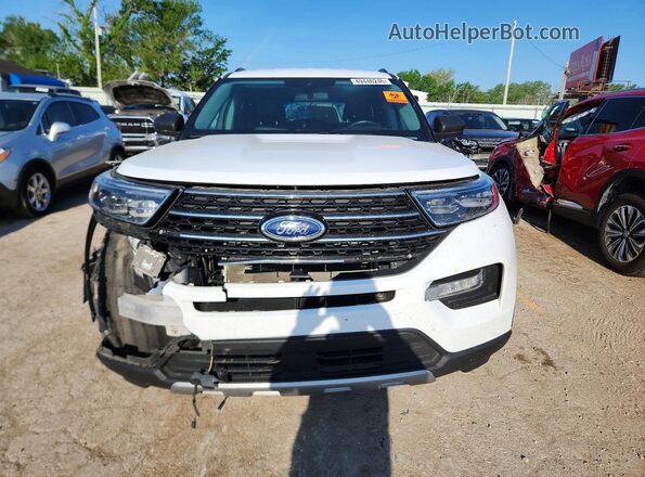 1FMSK8DH9LGC44593 2020 FORD EXPLORER White Widok z przodu