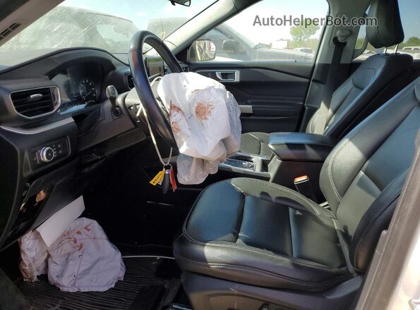 1FMSK8DH9LGC44593 2020 FORD EXPLORER White Widok wnętrza z przodu