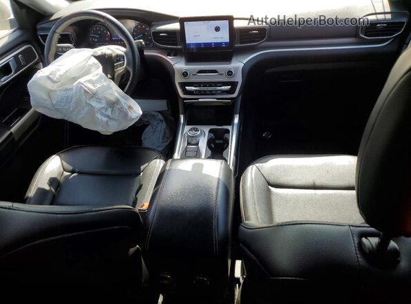 1FMSK8DH9LGC44593 2020 FORD EXPLORER White Widok deski rozdzielczej