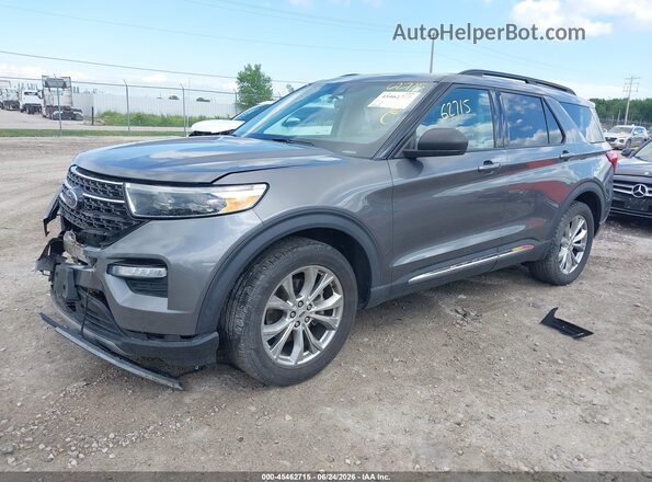1FMSK8DH9MGA13033 2021 FORD EXPLORER Gray Przód lewy