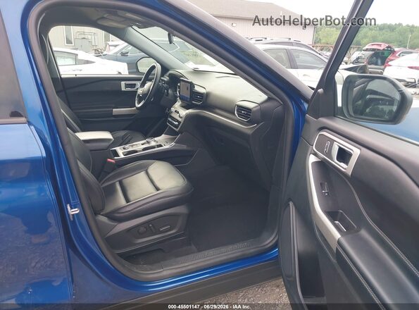 1FMSK8DH9MGC38441 2021 FORD EXPLORER Blue Vista interior delantera