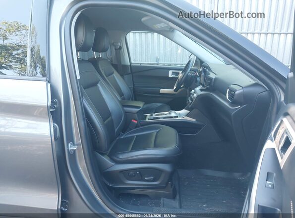 1FMSK8DH9MGC50976 2021 FORD EXPLORER Gray Front interior view