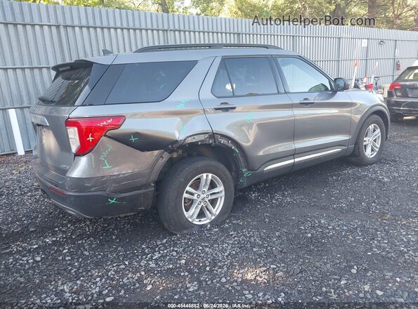 1FMSK8DH9MGC50976 2021 FORD EXPLORER Gray Rear right