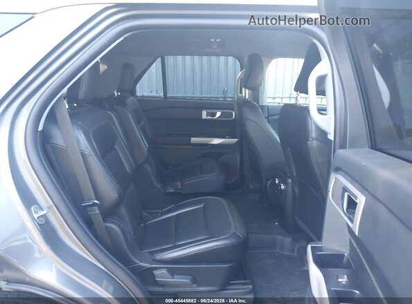 1FMSK8DH9MGC50976 2021 FORD EXPLORER Gray VIN sticker view