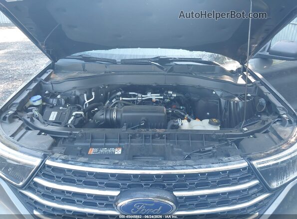 1FMSK8DH9MGC50976 2021 FORD EXPLORER Gray Rear view