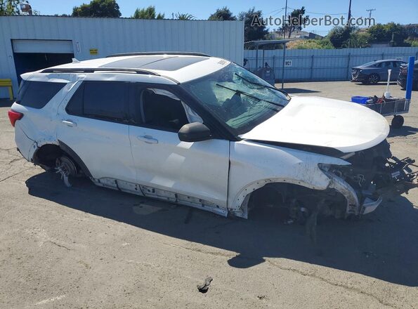 1FMSK8DH9MGC51478 2021 FORD EXPLORER White Przód prawy