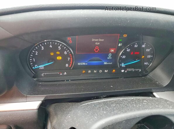 1FMSK8DH9MGC51478 2021 FORD EXPLORER White Widok zestawu wskaźników