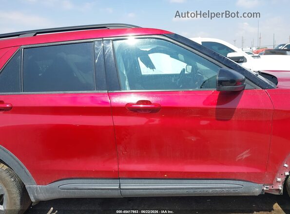 1FMSK8DH9NGC33872 2022 FORD EXPLORER Maroon Widok wnętrza 360 stopni
