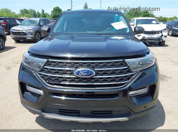 1FMSK8DH9PGA08550 2023 FORD EXPLORER Black Вид щитка приладів