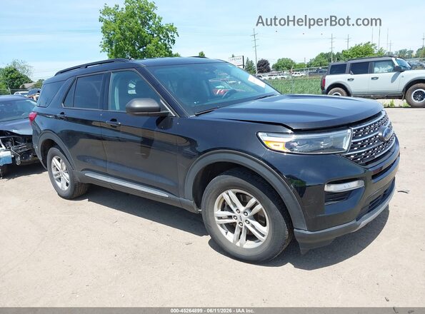 1FMSK8DH9PGA08550 2023 FORD EXPLORER Black Вид задньої частини салону