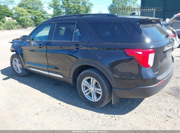 1FMSK8DH9RGA44127 2024 FORD EXPLORER Black უკანა მარცხენა