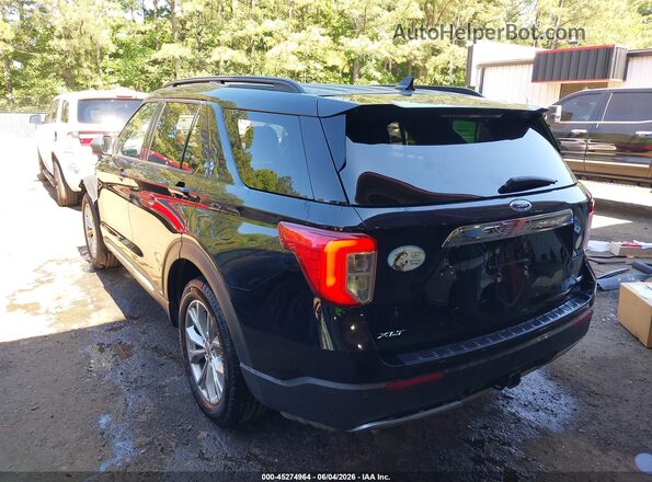 1FMSK8DHXLGA11726 2020 FORD EXPLORER Black Trasero izquierdo