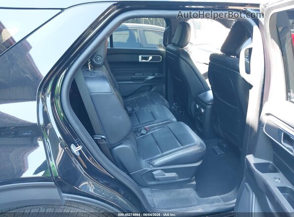 1FMSK8DHXLGA11726 2020 FORD EXPLORER Black Vista de la etiqueta del VIN