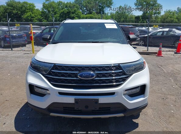 1FMSK8DHXLGA16408 2020 FORD EXPLORER White Սարքավորումների վահանակի տեսք