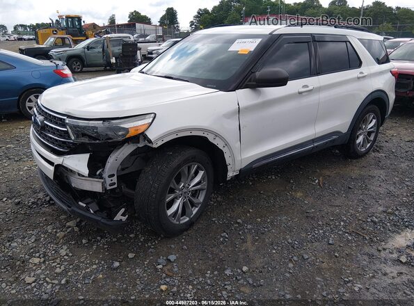 1FMSK8DHXLGA51174 2020 FORD EXPLORER White Przód lewy