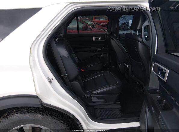 1FMSK8DHXLGA51174 2020 FORD EXPLORER White Widok naklejki z numerem VIN