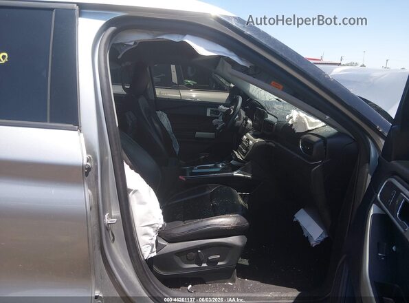 1FMSK8DHXMGA89084 2021 FORD EXPLORER Gray წინა სალონის ხედი