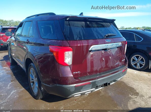 1FMSK8DHXNGC16353 2022 FORD EXPLORER Purple უკანა მარცხენა