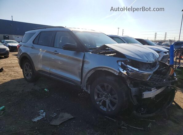 1FMSK8DHXPGB79775 2023 FORD EXPLORER Silver Delantero derecho