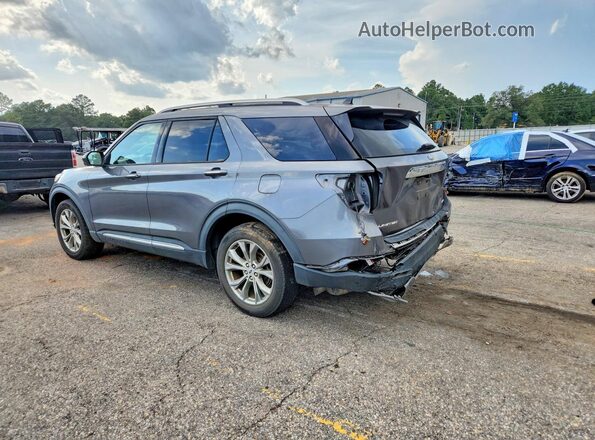 1FMSK8FH0NGA30138 2022 FORD EXPLORER Gray Rear left