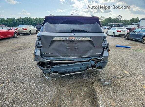 1FMSK8FH0NGA30138 2022 FORD EXPLORER Gray Rear view