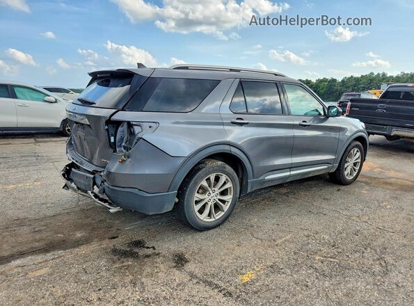 1FMSK8FH0NGA30138 2022 FORD EXPLORER Gray Rear right