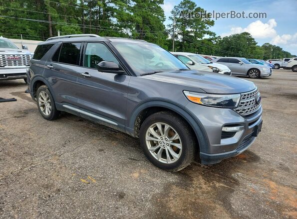 1FMSK8FH0NGA30138 2022 FORD EXPLORER Gray Front right