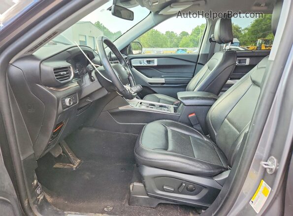1FMSK8FH0NGA30138 2022 FORD EXPLORER Gray Front interior view