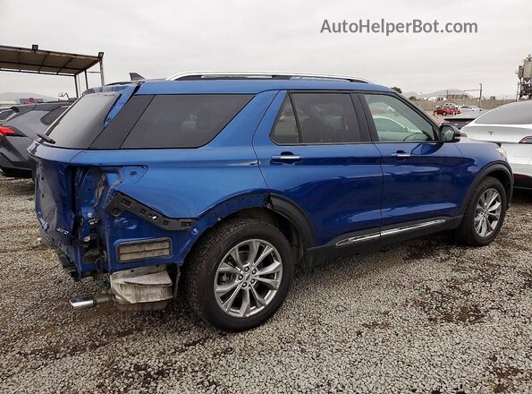 1FMSK8FH0NGC13667 2022 FORD EXPLORER Blue Հետևի աջ
