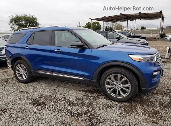 1FMSK8FH0NGC13667 2022 FORD EXPLORER Blue Առջևի աջ