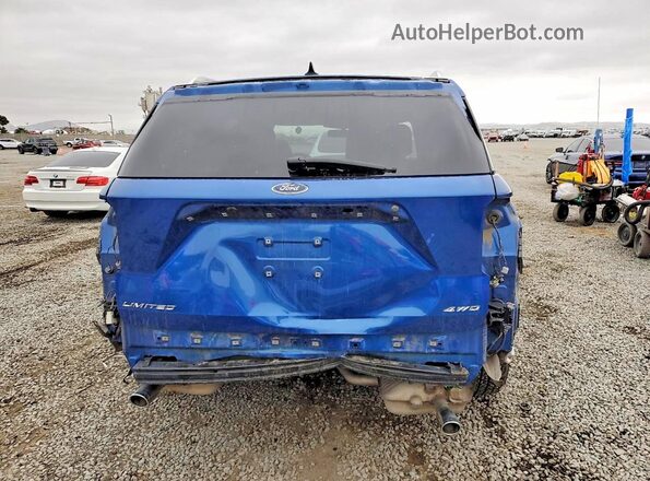 1FMSK8FH0NGC13667 2022 FORD EXPLORER Blue Հետևի տեսք