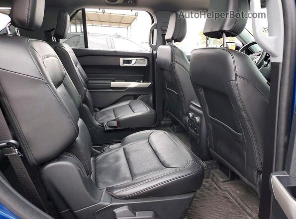 1FMSK8FH0NGC13667 2022 FORD EXPLORER Blue Սալոնի հետևի տեսք