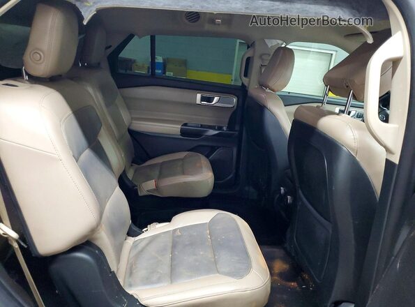 1FMSK8FH1LGC00620 2020 FORD EXPLORER Charcoal Вид задньої частини салону