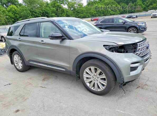 1FMSK8FH2LGC21752 2020 FORD EXPLORER Green 