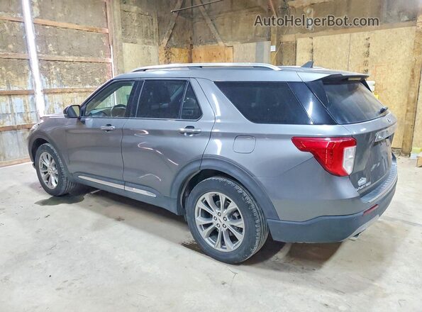 1FMSK8FH2MGA84894 2021 FORD EXPLORER Gray Задня ліва чверть