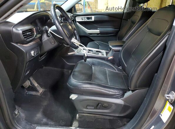 1FMSK8FH2MGA84894 2021 FORD EXPLORER Gray Вид салону спереду