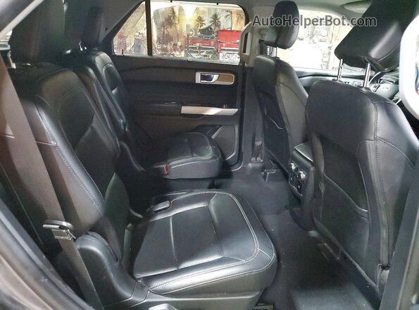 1FMSK8FH2MGA84894 2021 FORD EXPLORER Gray Вид задньої частини салону