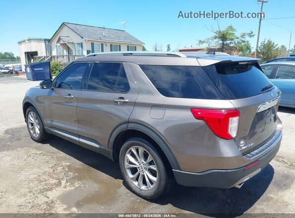 1FMSK8FH2MGB45984 2021 FORD EXPLORER Gray უკანა მარცხენა