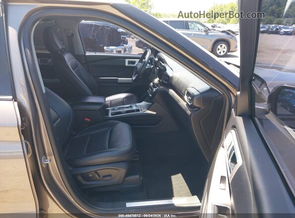 1FMSK8FH2MGB45984 2021 FORD EXPLORER Gray წინა სალონის ხედი