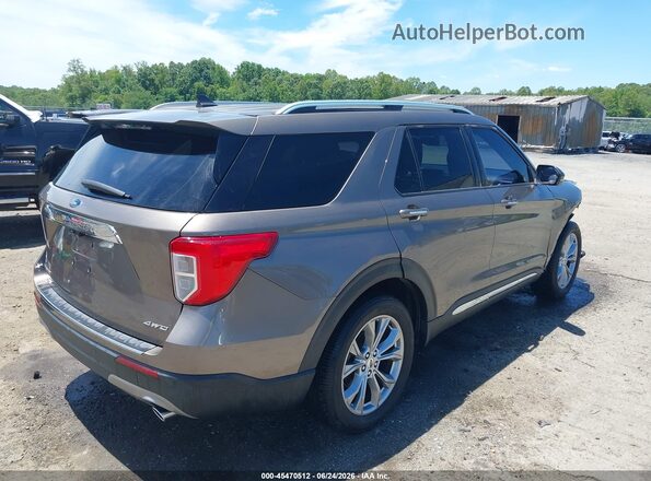 1FMSK8FH2MGB45984 2021 FORD EXPLORER Gray უკანა მარჯვენა