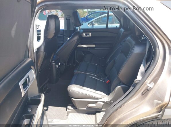 1FMSK8FH2MGB45984 2021 FORD EXPLORER Gray VIN კოდის სტიკერის ხედი