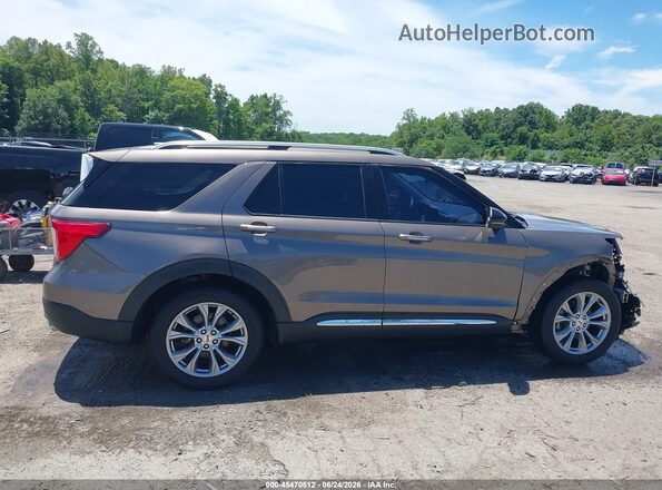 1FMSK8FH2MGB45984 2021 FORD EXPLORER Gray სალონის 360-გრადუსიანი ხედი