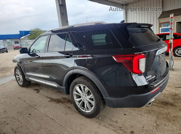 1FMSK8FH2NGB04272 2022 FORD EXPLORER Black Հետևի ձախ